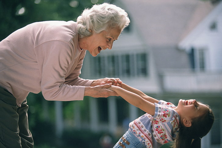 Nonna e nipote